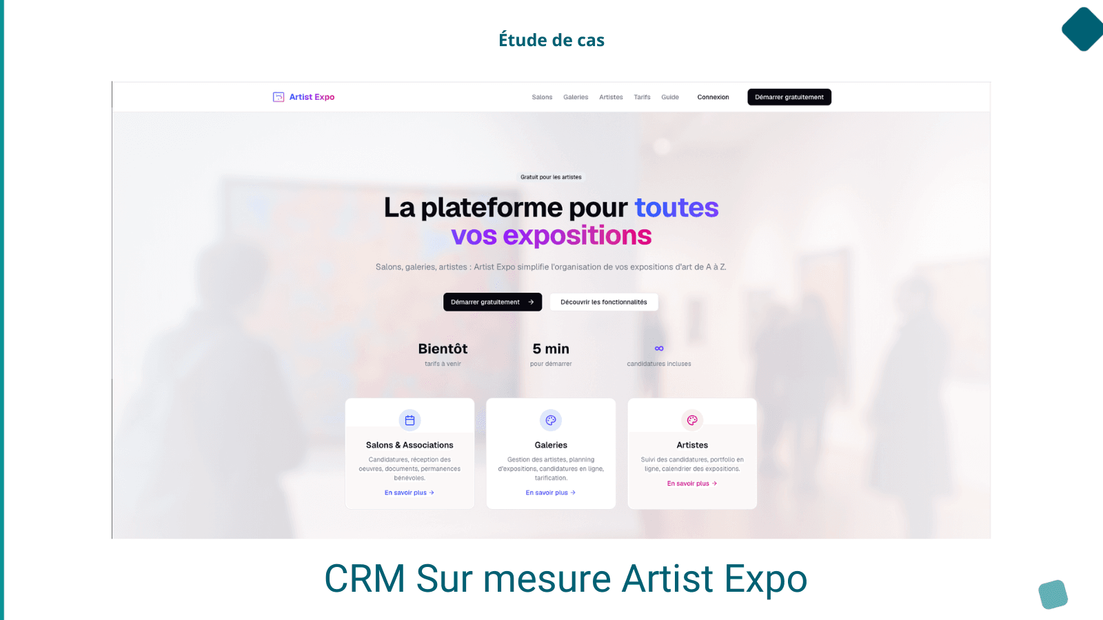 Quand on développe un CRM pour deux métiers à la fois : retour d'expérience sur Artist Expo